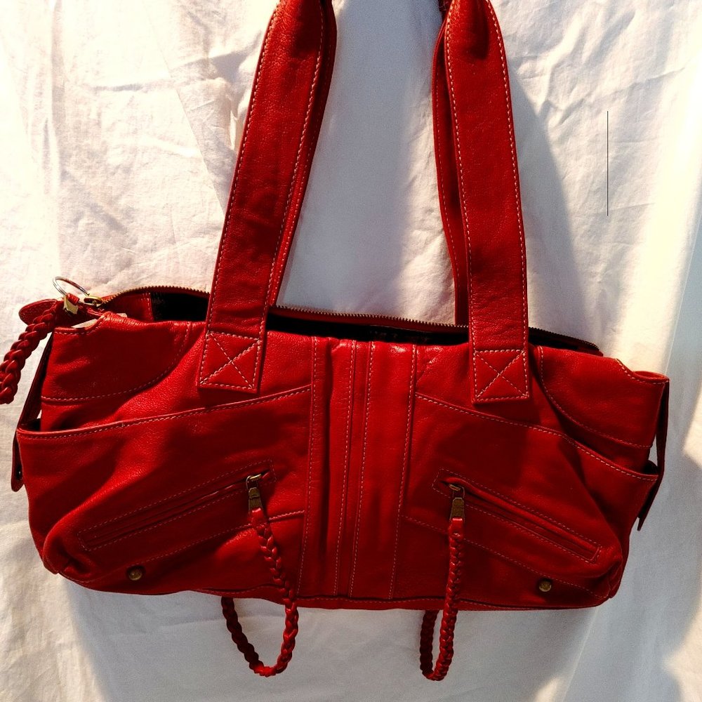 Vintage Danier East/West Satchel/Shoulderbag
